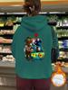 Suéter holgado informal de manga larga con capucha y diseño cruzado de Amazon eBay, disponible en stock, sudadera con capucha cómoda para Halloween, venta al por mayor