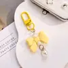 Pingente de Laço Pérola Multicor em Acrílico Acessórios para Celular Estojo de Fone de Ouvido Pingente de Bolsa Acessórios para Joias DIY Pingente