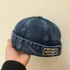 Gorra de Melón de Color Sólido Estilo Japonés Unisex Moda Simple Casual Versátil Sin Visera Todas las Estaciones Gorra de Propietario Primavera Verano Nuevo Modelo