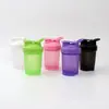 Vaso Batidor Multicolor Transfronterizo de 350ml Vaso Mezclador para Proteína en Polvo Fitness Tapa abatible con Asa Bebida Directa Vaso de Agua Deportivo