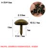 Bolha de ferro grosso prego porta antiga prego duro macio embalagem decorativa prego hardware móveis cabeça redonda alfinete sofá unha DIY acessórios