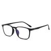 Nuevas Gafas Tr90 Anti-Luz Azul para Hombres y Mujeres, Armazón de Gafas de Moda de Armazón Grande con Diseño de Remache, Armazón de Gafas para Protección Ocular Lh010