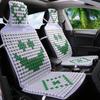 Almofada de Assento de Carro de Verão, Almofada de Resfriamento de Plástico para Caminhões Grandes, Almofada Respirável de Camada Dupla para Empilhadeiras, Assento Ventilado para Veículos