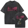 Camisetas Unisex de Ropa Hombre, Lavado Vintage Diseño de Álbum de Banda de Rock Alice in Chains