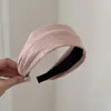 Faixa de Cabeça Plissada Listrada de Aba Larga com Dentes, Faixa de Cabelo Antiderrapante, Acessório de Cabelo Antiderrapante, Novo Modelo 2026 para Uso Diário