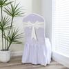 Decoração de Encosto Elástico Sem Laço Capa para Cadeira de Casamento Hotel Laço Capa para Cadeira de Banquete Tira de Flor para Encosto Elástico