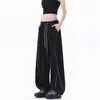 Calça Larga Feminina de Secagem Rápida com Proteção Solar 2026 Verão Fina Solta Respirável Refrescante Casual Calça de Esqui Masculina