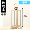 Portavelas de Acero Inoxidable a Prueba de Viento, Linterna de Vidrio Dorada, Lámpara de Vela a Prueba de Viento, Decoración de Lujo para Exteriores, Adorno Plateado