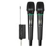 Microfone sem fio F7 totalmente metálico Desempenho Áudio Doméstico Karaoke Profissional Transmissão ao Vivo ao Ar Livre Segmento U Microfone de Mão Fashion