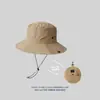 Chapéu de Montanhismo Chapéu de Cowboy Ocidental Chapéu de Pescador Proteção Solar Feminina Outdoor 2024 Novo Chapéu de Sol de Verão Chapéu de Viagem à Prova de Vento Masculino