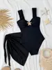 2027 Nuevo Traje de Baño de una Pieza para Niños Niñas Color Sólido de Natación para Niños Medianos y Grandes Conjunto de Dos Piezas Comercio Exterior Transfronterizo Traje de Baño de Playa