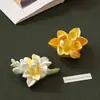 Molde de Silicona para Suculentas de Resina de Cristal, Fresia, Loto, Molde para Adorno de Piedra Difusora de Aroma de Yeso para Velas Perfumadas