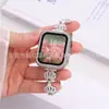 Adecuado para Apple Watch Xiaomi Huawei Corona Joyería Festiva Correa de Acero Diamante Metal Correa de Reloj para Mujer