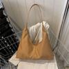Bolsa de Gran Capacidad para Mujer 2023 Nueva Moda Textura Suave Retro Simple Hombro Axila Bolso Tote