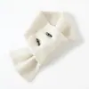 Bufanda de Punto de Lana Pura Nueva Otoño/Invierno 2026 con Botones, Calentador de Cuello para Mujer, Protector de Cuello Cruzado Estilo Coreano