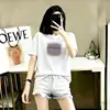 Camiseta Feminina Estilo Mãe de Comércio Exterior Transfronteiriço Moda Feminina Manga Curta Nova Tendência Jovem Slim Fit Top de Verão