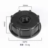 Tambor de 1000L Recipiente Químico de Enzimas Acessórios Tampa de Válvula Tanque de Água de Ferro de 1 Tonelada Suporte Plástico Conector de Tubo de Porta B