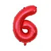 Globos Digitales de 32 pulgadas Empacados Individualmente, Decoraciones de Cumpleaños Versión Americana, Globos Decorativos Flotantes de Papel de Aluminio con Helio
