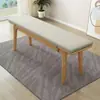 Banco Nórdico de Madera Maciza, Taburete de Mesa de Comedor para Sala de Estar, Banco Moderno de Tronco, Banco Largo, Taburete para Cambiar Zapatos al Pie de la Cama, Madera Maciza Pura