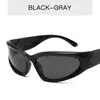 Gafas de sol deportivas de viento del futuro de moda Gafas de sol de viento Y2K europeas y americanas Gafas de sol de moda Gafas de fiesta de moda para hombres y mujeres