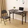 Mesa plegable sencilla, mesa de comedor para exteriores, mesa de estudio portátil, mesa rectangular para entrenamiento, mesa plegable para reuniones y exposiciones