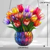 Enfeites de Pendurar, Decorações Criativas e Diversas Transfronteiriças, Coletores de Sol de Acrílico para Jardim e Pátio, Decoração Única para Casa