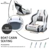 Alliance Factory Modelo de Venda Direta Atacado Modelo 86575-6Wk Couro de PVC à Prova d'Água com Suporte para as Pernas Cadeira de Barco e Assento Marinho