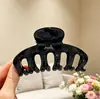 Pinza de Garra Nueva con Estampado de Leopardo 2026 con un Toque de Lujo, Pinza de Tiburón Grande para el Cabello para Mujeres con Cabello Grueso, Adecuada para Peinar el Cabello en la Parte Posterior de la Cabeza