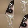 ¡Elegancia de Hada! ¡Horquilla de Concha con Lazo y Borla! Super Hada Foto Accesorio para el Cabello Pinza para el Cabello Nueva Herramienta de Peinado Clip Lateral