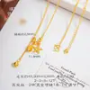 Lujoso y de Alta Gama Collar Chapado en Oro de 24 Quilates con Brillante Diseño de Hielo Triturado, Estrella de Mar, Caracola y Borla