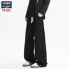 Pantalones Anchos Sueltos de Talla Extra para Hombre en Primavera y Verano con Diseño Estructural Pantalones Casuales Rectos para Personas Altas y Pantalones Deportivos Extensos