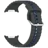 Adecuado para Correa de Rayas Verticales para Samsung Watch8/9, Correa de Silicona para Galaxy Watch8Classic, Pulsera Bicolor