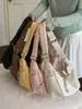 Bolsa Transversal de Ombro Único Casual e Estilosa Minimalista Shuai Mi Home com Textura da Moda, Novo Modelo 2026 Bolsa Dumpling de Nicho