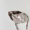 Gorro coreano para bebé Yipan Otoño e Invierno Estilo Nuevo Estilo Coreano Cuadros Lolita Infantil Pequeño Gorro de Palacio Gorro con Protección para Orejas de Bebé