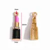 Accesorios de Joyería de Aleación para Hacer Manualidades con Forma de Gota de Aceite Bolsita de Maquillaje para Niñas Accesorios de Tacones Altos Pulsera Pendientes Colgante W507