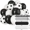Amazon Transfronterizo Set de Globos Decoración de Taza de Fútbol 30 Piezas Globos de Decoración para Fiesta Deportiva de Fútbol Cumpleaños