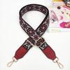 Transfronterizo Nuevo Estilo Étnico Color Jacquard Correa Ancha para el Hombro Accesorios para Bolsos Cordón Ajustable Correa Universal para Bolso Bandolera