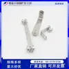 Acero Inoxidable 304 Clip de Oreja de Vidrio Fijo Conector de Poste de Barandilla Pieza de Garra Placa de Oreja Pieza de Oreja Sólida/Hueca Envío Gratis