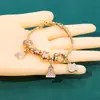 Artículos Populares Transfronterizos Europeos y Americanos: Pulsera de Aleación de Oro Capibara Niche de Pan, Pulsera de Lujo Ligero de Moda al por Mayor