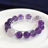 Pulseira de Ametista Natural Roxo Uva Feminina Círculo Único 2025 Joias Atacado Amethyst do Uruguai