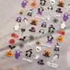 Redanco5D Estampado Ins Popular Pegatinas para Uñas Fantasma de Halloween Esqueleto Pequeño Pegatinas 3D para Uñas He1915