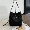 Bolso Kelly Coreano de Nicho para Mujer Bolso de Mano 2026 Nuevo de Moda Retro Bolso Cubo Simple Bolso de Hombro Cruzado