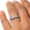 Anel em Prata S925 com Moissanita Marquise Cravejada em Canal, Fornecimento Direto da Fábrica, Luxo Leve, Deslumbrante, Versátil, Joia para o Dia a Dia