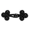 Botones Qipao, Botones Tejidos Hanfu de Perlas Cosidos a Mano, Botones de Placa con Perlas, Botones Decorativos, Botones de Placa de Perlas Hechos a Mano