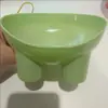 Comedero para Gatos No es Fácil de Volcar, Comedero para Perros, Comedero para Mascotas, Bebedero de Diámetro Grande para Protección de la Columna Cervical, Comedero Integrado para Gatos