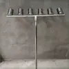 Pistola pulverizadora portátil de alta temperatura com chama multi-bico para capina completa com esterilização de alta pressão