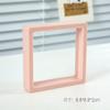 Caja de joyería de película de PE transparente alto valor de color estilo ins especial para chicas exhibidor de collares pendientes caja de almacenamiento de plástico venta al por mayor