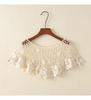 Estilo Nuevo 2024 Chal Calado Pequeño Chaleco de Punto para Mujer Verano Protección Solar Chaleco de Ganchillo Blusa Corta Versátil