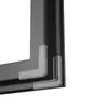 Protectores de Esquina Anticolisión para Ventanas de Aluminio, Protectores de Esquina Aguda de Silicona de Ángulo Recto Antigolpes para Interior de Ventana, Pegatinas para Esquinas