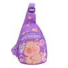 Bolso bandolera de dibujos animados de estilo japonés para niños y niñas, bonito bolso bandolera infantil Kapibala, nuevo bolso infantil estampado 2025